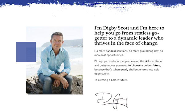 Digby Scott Rebrand Brand Strategy Course